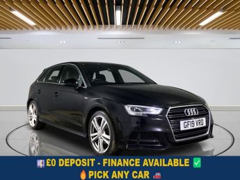 Audi A3 1.0 TFSI 30 S line Sportback 5dr Petrol Manual Euro 6 (s/s) (116