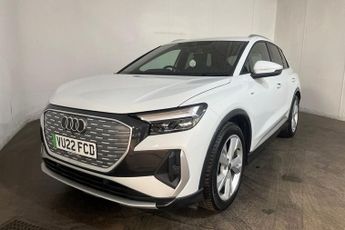 AUDI Q4 E-TRON 40 S line SUV 5dr Electric Auto 82kWh (204 ps) 10.25in Multimedi