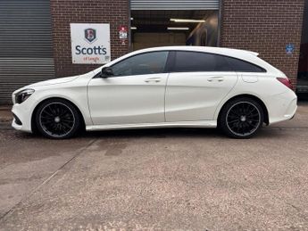 MERCEDES-BENZ CLA 2.1 CLA220d AMG Line Shooting Brake 5 Door Diesel Automatic Whit