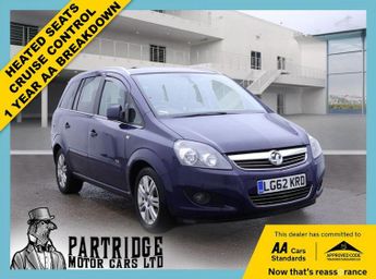 Vauxhall Zafira 1.6 16V Design MPV 5dr Petrol Manual Euro 5 (SNav) (115 ps)