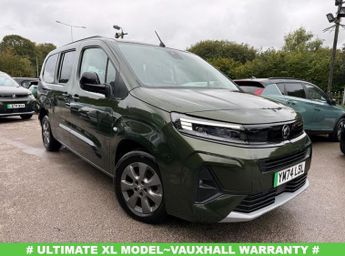 Vauxhall Combo 52kWh Ultimate XL MPV 5dr Electric Auto (7.4kW Charger) (136 ps)