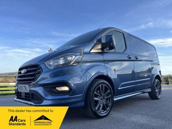 Ford Transit 170 2.0 290 EcoBlue Sport Auto L1 H1 Euro 6 CHROME BLUE MET NOVA