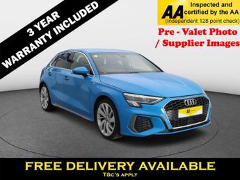Audi A3 1.5 TFSI 35 S line Sportback 5dr Petrol S Tronic Euro 6 (s/s) (1