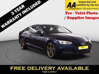 Audi A5 2.0 TDI 40 Black Edition Coupe 2dr Diesel S Tronic Euro 6 (s/s) 
