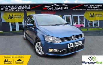 Volkswagen Polo 1.2 TSI BlueMotion Tech Match Hatchback 5dr Petrol Manual Euro 6