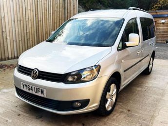 VOLKSWAGEN CADDY MAXI LIFE 5 Seat Auto Wheelchair Accessible Disabled Access Vehicle WAV