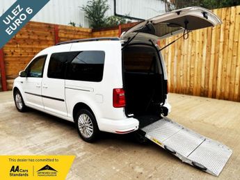 Volkswagen Caddy 5 Seat Auto Wheelchair Accessible Disabled Access Vehicle WAV