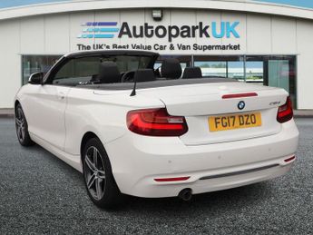 BMW 2 SERIES 2.0 218d Sport Convertible 2dr Diesel Auto Euro 6 (s/s) (150 ps)