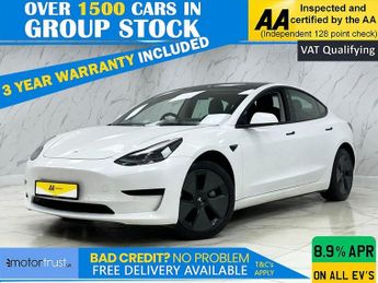 Tesla Model 3 Standard Range Plus Saloon 4dr Electric Auto RWD (241 bhp)