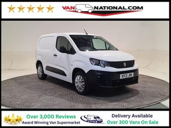 Peugeot Partner 1.5 BLUEHDI 1000 PROFESSIONAL STANDARD P/V 100 BHP SWB