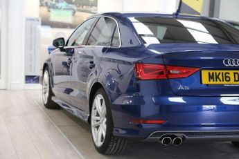 AUDI A3 1.4 TFSI CoD S line Saloon 4dr Petrol S Tronic Euro 6 (s/s) (Nav