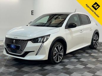 PEUGEOT E-208 50kWh GT Hatchback 5dr Electric Auto (7kW Charger) (136 ps)