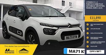 Citroen C3 1.2 PureTech Shine Plus Hatchback 5dr Petrol Manual Euro 6 (s/s)