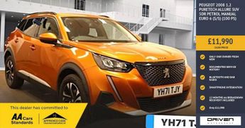 Peugeot 2008 1.2 PureTech Allure SUV 5dr Petrol Manual Euro 6 (s/s) (100 ps)
