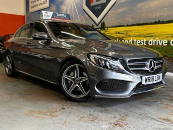 Mercedes C Class 2.1 C220d AMG Line Saloon 4 Door Diesel Automatic Grey G-Tronic+