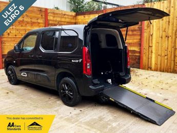 Citroen Berlingo 3 Seat Auto Wheelchair Accessible Disabled Access Vehicle WAV