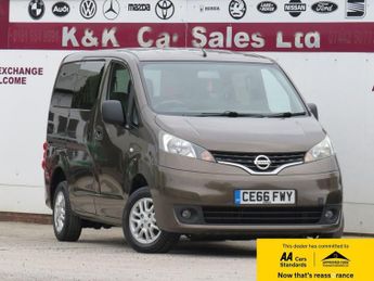 Nissan NV200 1.5 dCi Acenta MPV Double Cab 5dr Diesel Manual Euro 6 (7 Seat) 