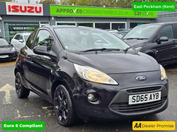 Ford Ka Black 1.2 Zetec Black Edition Hatchback, 89,000 miles, Euro 5 UL