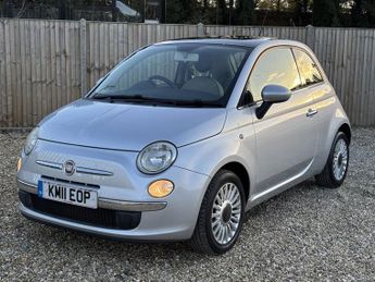 Fiat 500 1.2 Lounge Hatchback 3dr Petrol Manual Euro 5 (s/s) (69 bhp)