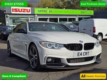 BMW 428 White 2.0 428i M Sport Coupe, 68,000 miles, 2 owners, Euro 6 ULE