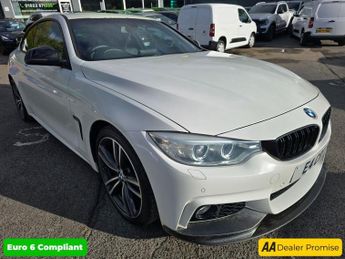 BMW 4 SERIES White 2.0 428i M Sport Coupe, 68,000 miles, 2 owners, Euro 6 ULE