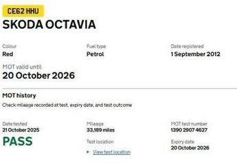 SKODA OCTAVIA 1.8 TSI Elegance Hatchback 5dr Petrol DSG Euro 5 (160 ps)