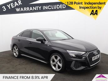 AUDI A3 1.0 TFSI 30 S line Saloon 4dr Petrol S Tronic Euro 6 (s/s) (110 