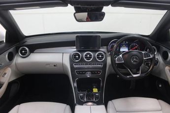 MERCEDES-BENZ C-CLASS 2.0 C200 AMG Line Cabriolet 2dr Petrol G-Tronic+ Euro 6 (stop/st