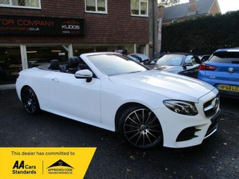 Mercedes E Class 2.0 E300 AMG Line (Premium Plus) Cabriolet 2dr Petrol G-Tronic+