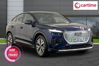 AUDI Q4 E-TRON 40 Sport Sportback 5dr Electric Auto 82kWh (204 ps) Cruise Contr
