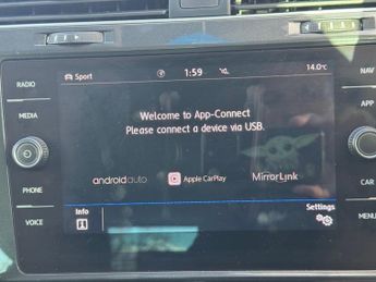 VOLKSWAGEN GOLF 1.6 TDI Match Hatchback 5 Door Deep Black Diesel DSG Euro 6 (s/s