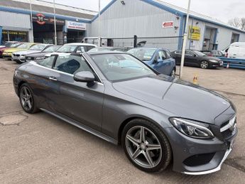 MERCEDES-BENZ C-CLASS 2.1 C220d AMG Line Cabriolet 2dr Diesel G-Tronic+ Euro 6 (s/s) (