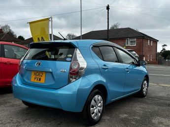 TOYOTA AQUA 1.5 Automatic Petrol Hybrid Hatchback Blue 5dr