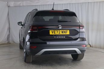 VOLKSWAGEN T-CROSS 1.0 TSI Black Edition SUV 5dr Petrol DSG Euro 6 (s/s) (110 ps)