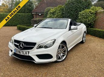 Mercedes E Class 2.1 E220d AMG Line Edition (Premium) Cabriolet 2dr Diesel G-Tron