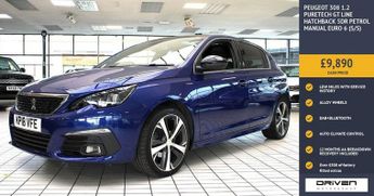 Peugeot 308 1.2 PureTech GT Line Hatchback 5dr Petrol Manual Euro 6 (s/s) (1