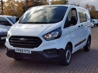 FORD TRANSIT CUSTOM 2.0 300 EcoBlue Leader Crew Van Double Cab 5dr Diesel Manual L1 
