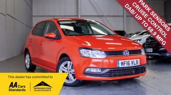 Volkswagen Polo 1.0 BlueMotion Tech Match Hatchback 5dr Petrol Manual Euro 6 (s/