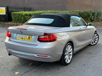 BMW 2 SERIES 2.0 218d Luxury Convertible 2dr Diesel Auto Euro 6 (s/s) (150 ps