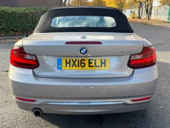 BMW 2 SERIES 2.0 218d Luxury Convertible 2dr Diesel Auto Euro 6 (s/s) (150 ps