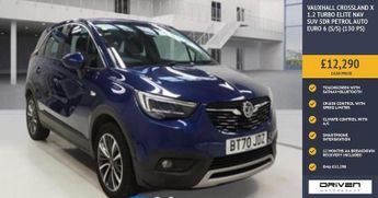 Vauxhall Crossland 1.2 Turbo Elite Nav SUV 5dr Petrol Auto Euro 6 (s/s) (130 ps)