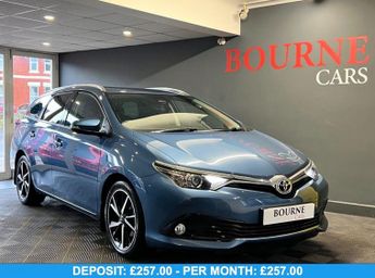 Toyota Auris 1.2 VVT-i Design Touring Sports 5dr Petrol CVT Euro 6 (s/s) (Saf