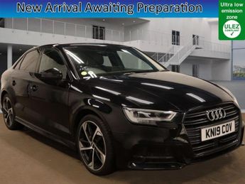 Audi A3 1.5 TFSI CoD 35 Black Edition Saloon 4dr Petrol S Tronic Euro 6 