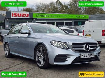 Mercedes E Class Silver 2.0 E220d AMG Line Estate, 56,300 miles, 2 owners, Euro 6