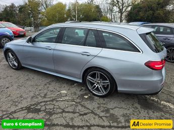 MERCEDES-BENZ E-CLASS Silver 2.0 E220d AMG Line Estate, 56,300 miles, 2 owners, Euro 6