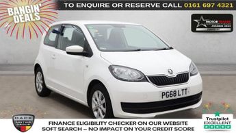 Skoda Citigo 1.0 MPI GreenTech SE Hatchback 3dr Petrol Manual Euro 6 (s/s) (6