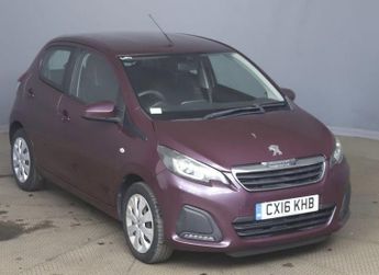 Peugeot 108 1.0 Active Hatchback 5dr Petrol Manual Euro 6 (68 ps)