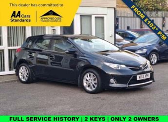 Toyota Auris 1.33 Dual VVT-i Icon Hatchback 5dr Petrol Manual Euro 5 (s/s) (1