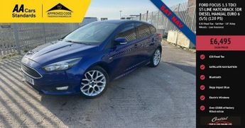 Ford Focus 1.5 TDCi ST-Line Hatchback 5dr Diesel Manual Euro 6 (s/s) (120 p