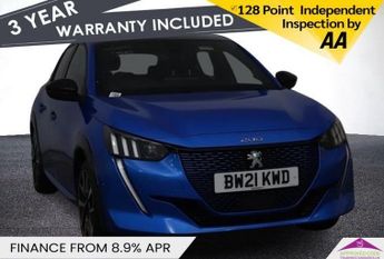 PEUGEOT E-208 50kWh GT Hatchback 5dr Electric Auto (136 ps)